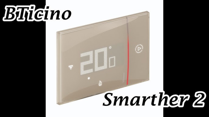 Termostato WIFI da Incasso BTicino Smarther2 con Netatmo Nero