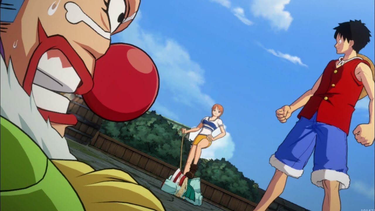 One Piece Ambition Luffy & Nami Vs Buggy - Orange Town Arc Part 2