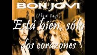 Video thumbnail of "Bon Jovi  Hearts Breaking Even Subtitulado (Lyrics)"