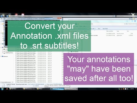 A NEW Annotation .xml To .srt Conversion Tool + Implementation Tips