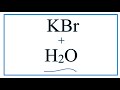 Dissociation and Properties of KBr