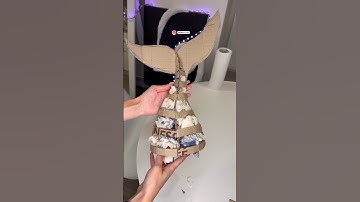 Paper mache 🐋Whale tail🐋 tutorial #shorts #diyprojects #homedecor #diy #tutorial #craft #handmade