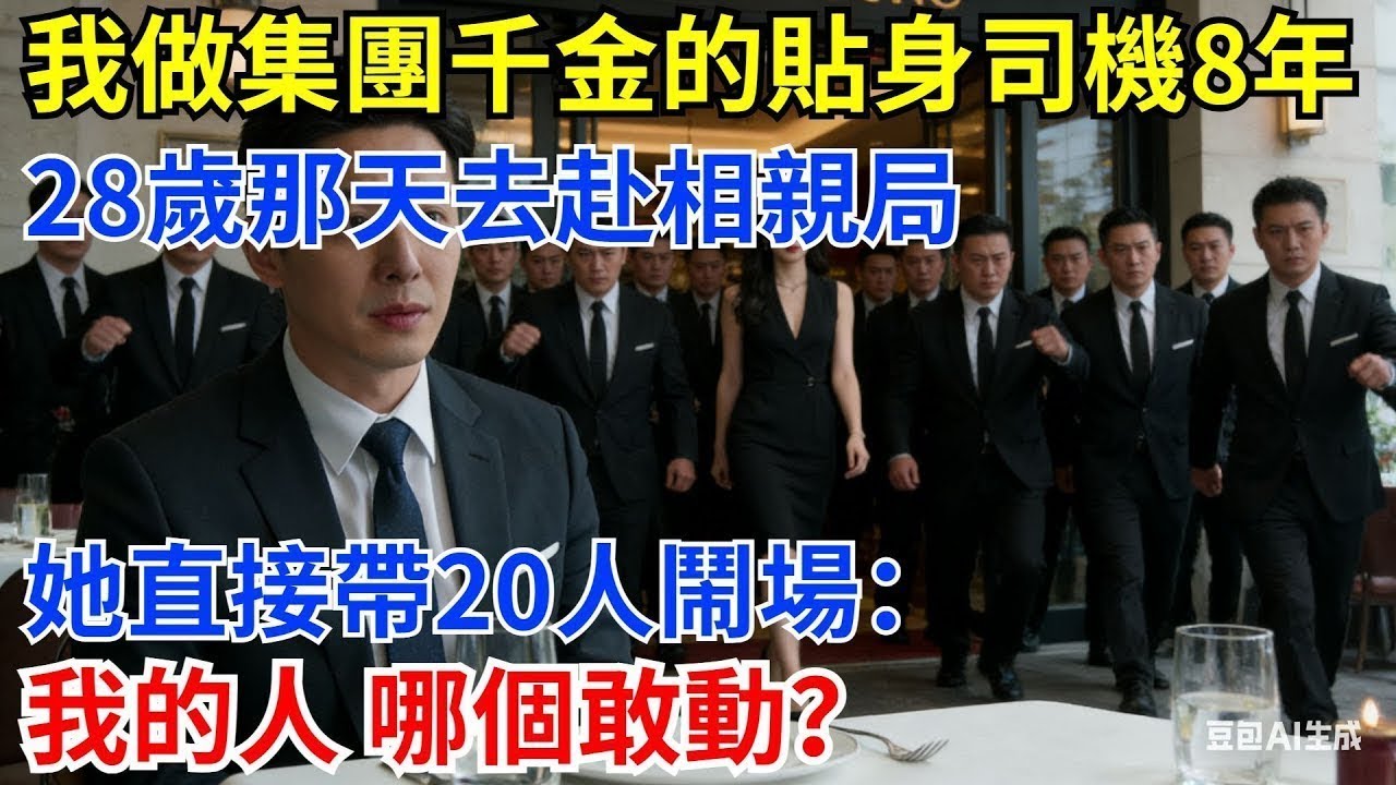 1我做集團千金的貼身司機8年，28歲那天去赴相親局，她直接帶20人鬧場：我的人，哪個敢動？#奇聞 #奇聞軼事 #故事分享#爽文故事#男頻#職場