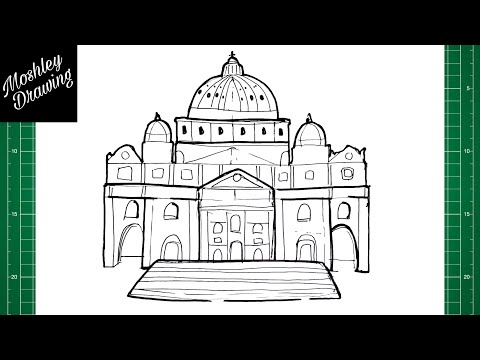 Vatican City. Sketch With Map Illustration 109898547 - Megapixl