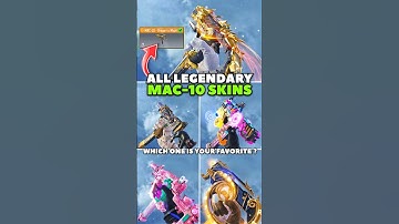 All Legendary MAC 10 Skins in CODM