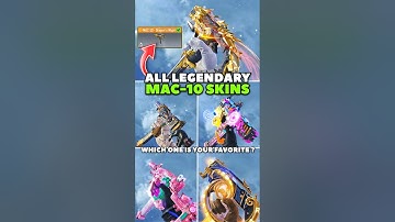 All Legendary MAC 10 Skins in CODM