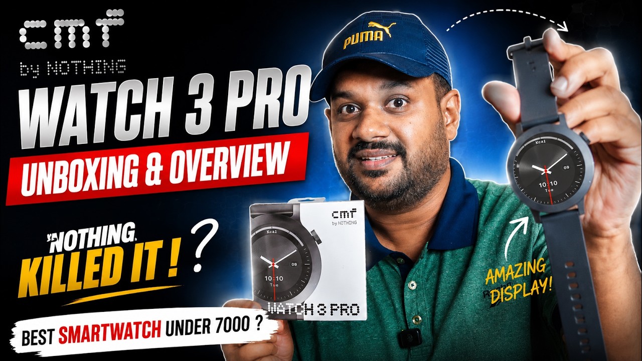 CMF NOTHING WATCH 3 PRO UNBOXING & OVERVIEW ? NOTHING ഞെട്ടിച്ചു ?BEST ...