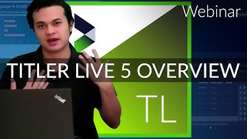 Titler Live 5 Overview | NewBlue Webinar