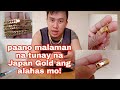 mga palatandaan at tatak nang tunay na Japan Gold .