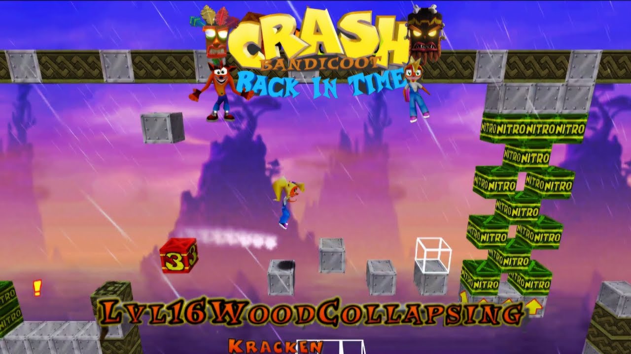 Crash Bandicoot - Back In Time Fan Game: Custom Level: Wood Collapsing By Kracken