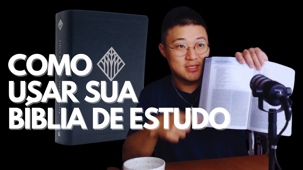 COMO USAR sua BÍBLIA DE ESTUDO #dica