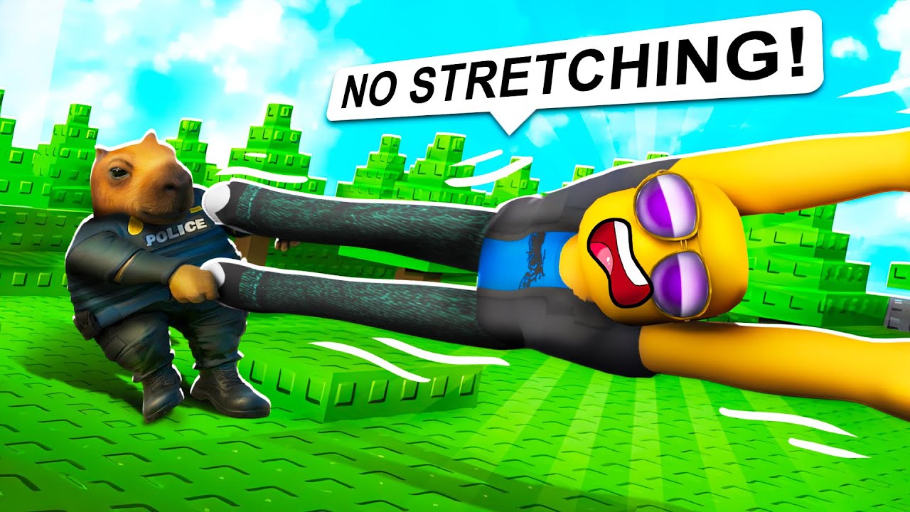 Растяните друга. Смешные моменты в ROBLOX (обби для 2 игроков)