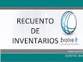 Recuento de inventarios simple en SAP Business One.