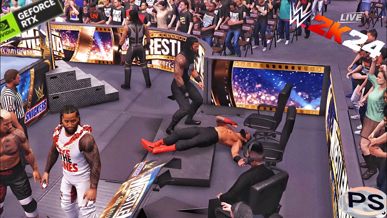 Big Dog Vs The Tribal Chief wwe 2k24 YouTube