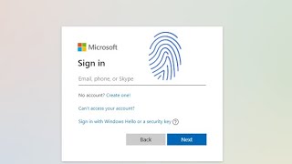 You can now use a Passkey to Access your Microsoft Account using your Face, Fingerprint or PIN