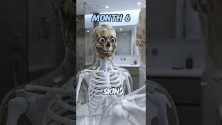 What would happen if you never washed your face? #skeleton #3danimation