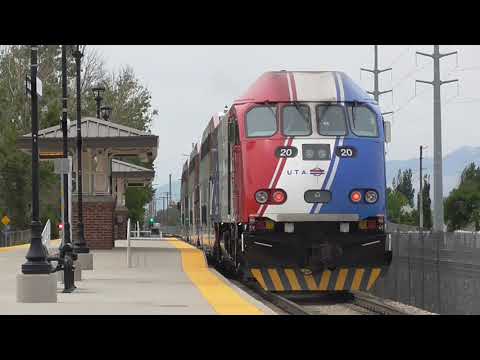 UTA FrontRunner! A Quick Train at Woods Cross Station