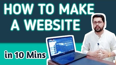 How to make a website in 10 Mint | Tech Trends