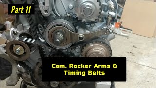 F23 Honda Accord Engine Rebuild Part 11: Cam, Rocker Arms & Timing