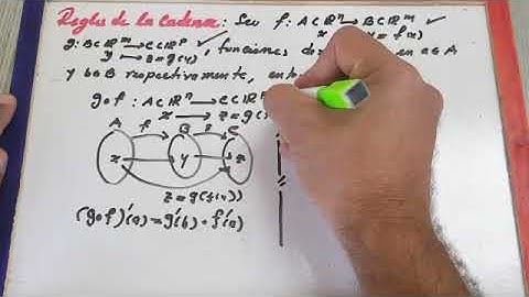 Vectorial: Regla de la cadena para funciones de varias variables