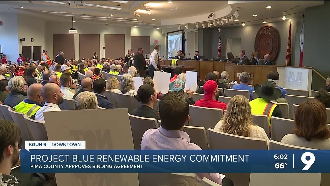Project Blue datacenter: Pima Co accepts commitment to use all renewable energy