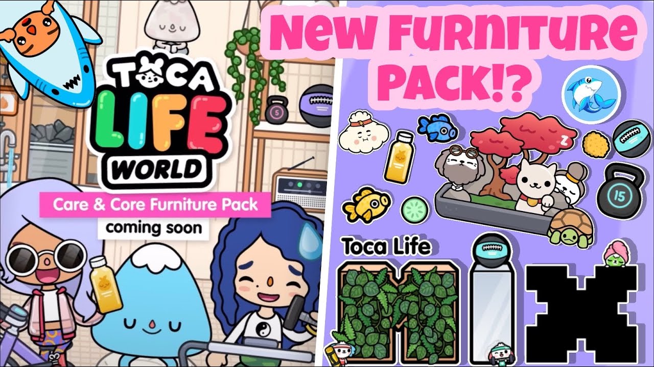 Toca Life World | Care & Core New Furniture Pack!? 🧘 (COMING SOON