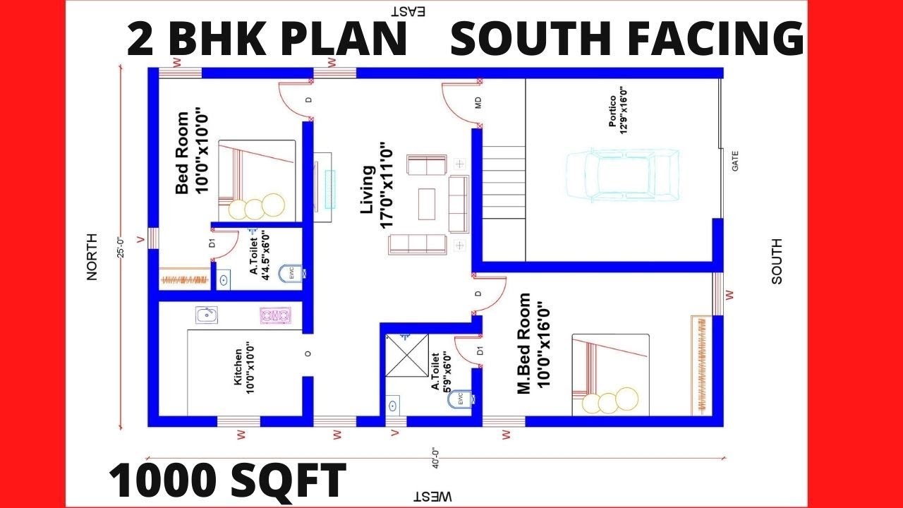 2 Bhk South Facing House Plan As Per Vastu - Infoupdate.org