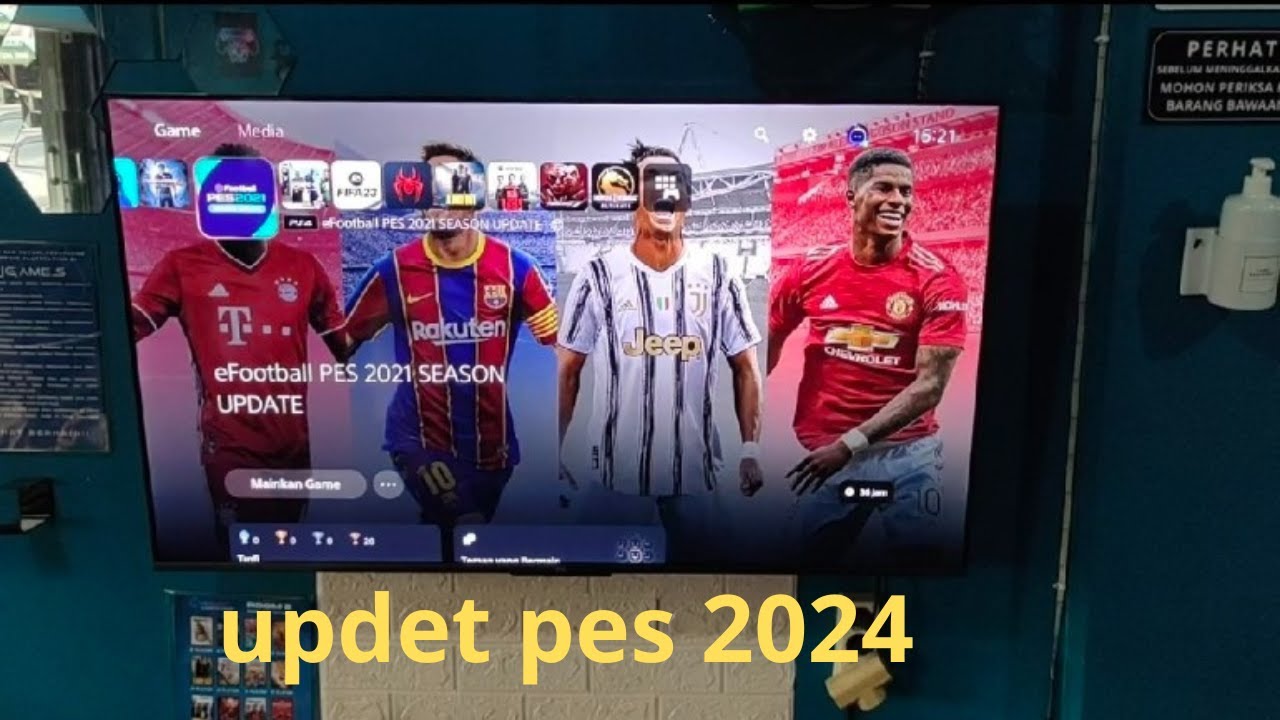 CARA UPDATE OPTION FILE PES 2021 DI PS5
