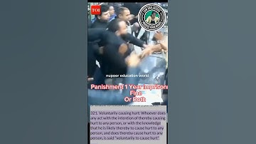 Panishment1Year imprisoniFine Or Both IPC SECTION 321. Voluntarily causing hurt: