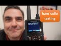 ham radio text messaging via APRS - no phone needed