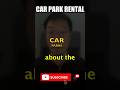 Car park rental in real estate #realestate #shorts