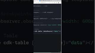 Angular CDK is Cracked.#angulardeveloper #coding #developerstudentclubs #programming #javascriptdev
