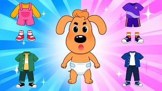 Sherif Labrador  Dress Up & Learn Colors 🌈 Educational Cartoon for Kids screenshot 5