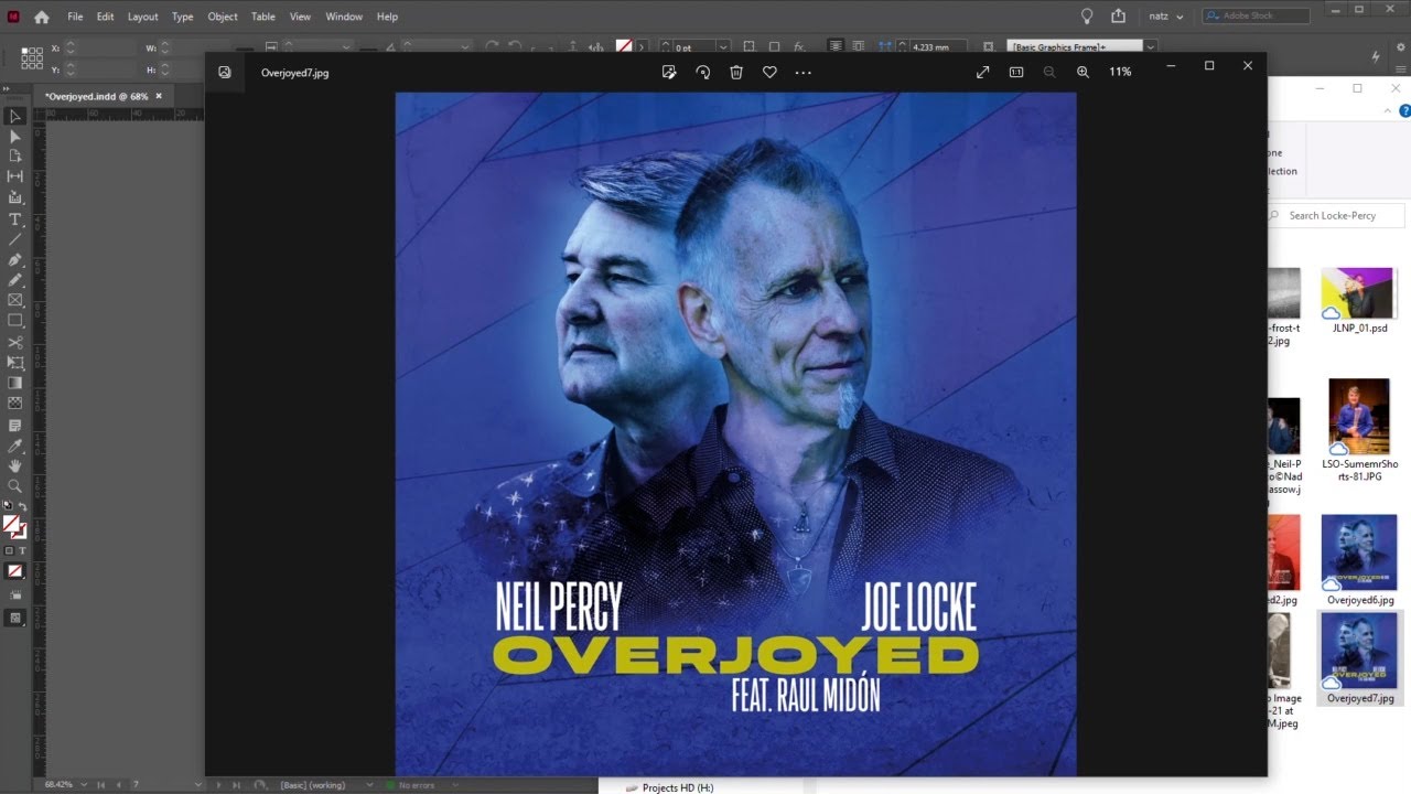 Overjoyed - Joe Locke & Neil Percy - YouTube