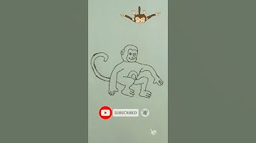 monkey drawing #draw #drawing