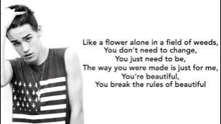 Rules Of Beautiful - Jacob Whitesides (Lyrics)