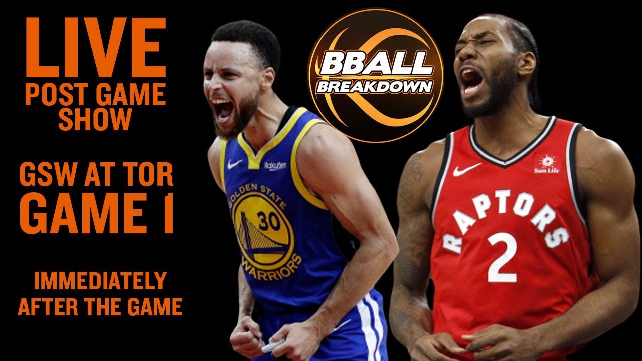 Warriors At Raptors Game 1 LIVE Post Game Show YouTube Warriors At Raptors Game 1 LIVE Post Game Show YouTube