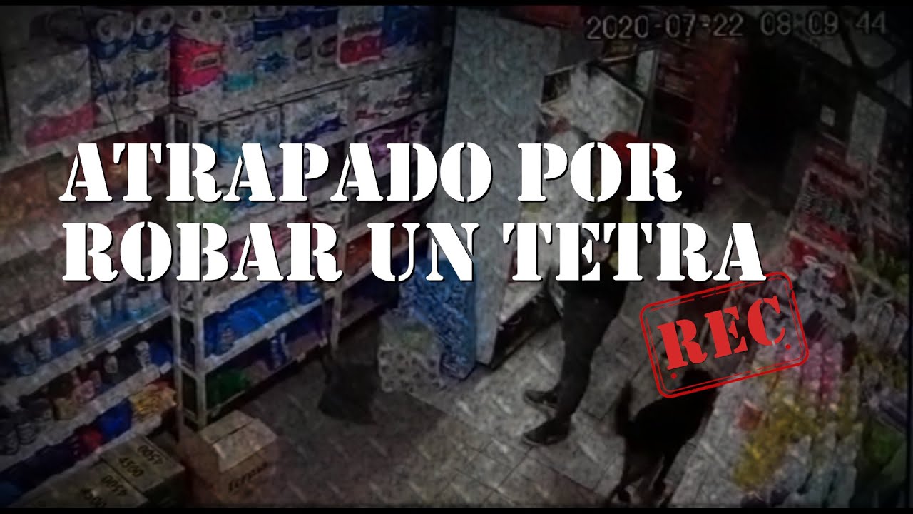 ATRAPADO por ROBAR UN TETRA - KIOSKERO se salva del ROBO - Las ROBAN pegadas a la COMISARÍA - #REC