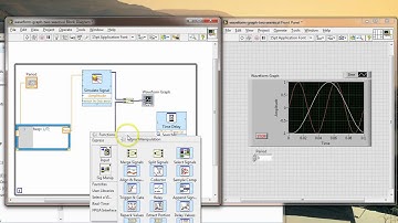 Two signals in waveform graph (LabVIEW)