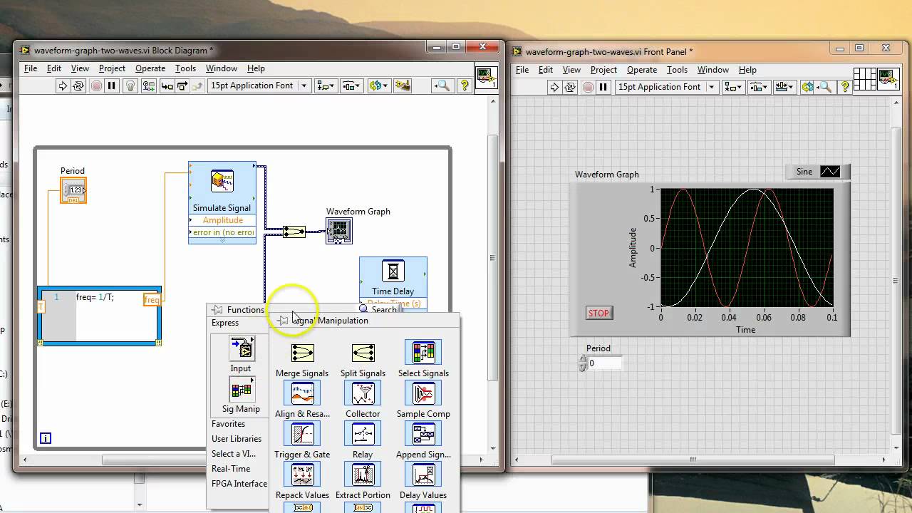 Labview Chart Multiple Plots