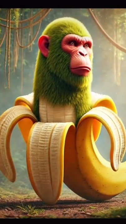 Chimpanzee bananini #colonization #tiktok #italianbrainrot