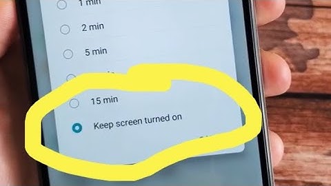 LG Stylo 5: How to Change Screen Timeout to NEVER (Screen Never Turns Off)