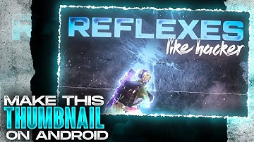 MAKE THIS AMAZING BLUEE PURPLE THUMBNAIL ON ANDROID LIKE LOST BOY, SOLO RUSH, NINJA OP ON ANDROID
