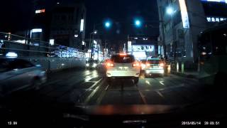 아이나비 FXD900 야간 돈암동 전방