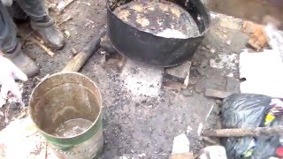 Приготовление корма для вьетнамских свинок в домашних условиях.Preparation of feed. Приготовление корма для вьетнамских свинок в домашних условиях.Preparation of feed.