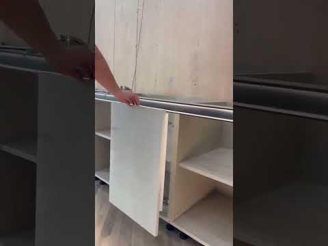 Bus hinged cabinet