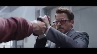 Tony Stark \& Black Panther vs Bucky   Fight Scene   Captain America  Civil War 2016 Movie CLIP HD