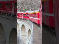 The Brusio Spiral Viaduct on the route of the Bernina Express #railway #travel #train #swissrail