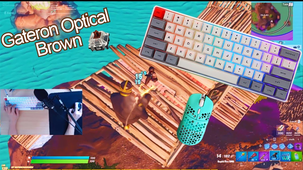 Geek SK61 | Unboxing & Review |  Fortnite ASMR Gameplay 240HZ 4K