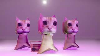3 кота танцуют под жесткий битбокс